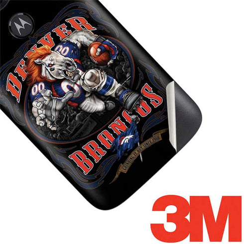 Liquid Blue NFL Denver Broncos Running Back Moto E5 Play Skin